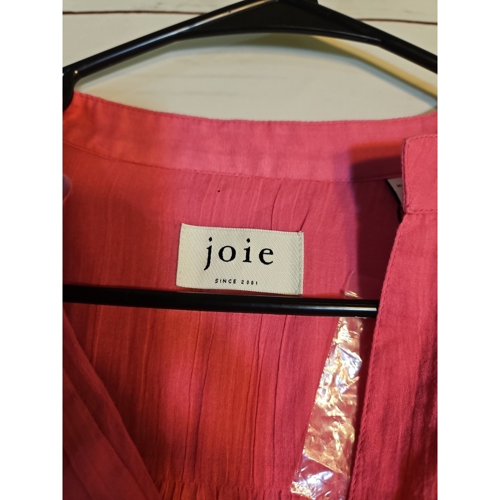 Joie Phlox Pink LONG sleeves BLOUSE Size MEDIUM - Picture 2 of 8